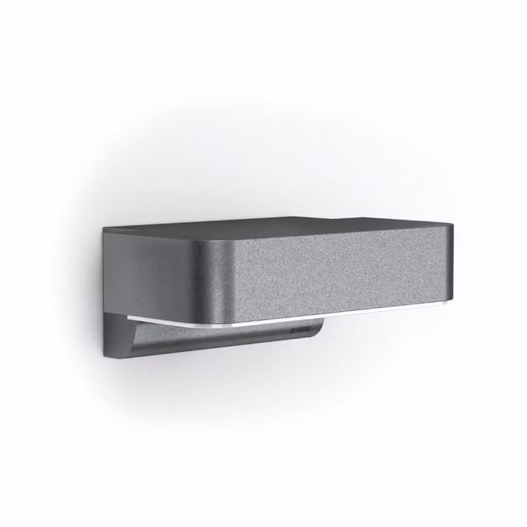 Steinel L800 Muurlamp met bewegingssensor en schemersensor, zwart/grijs