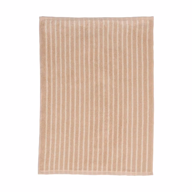 Scandi Living Drift badmat Beige-wit 50 x 70 cm