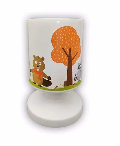 Niermann Standby Tafellamp Bosdieren met LED en Oplaadbare Accu, Multicolour, B/D/H: 13 x 20 x 13 cm