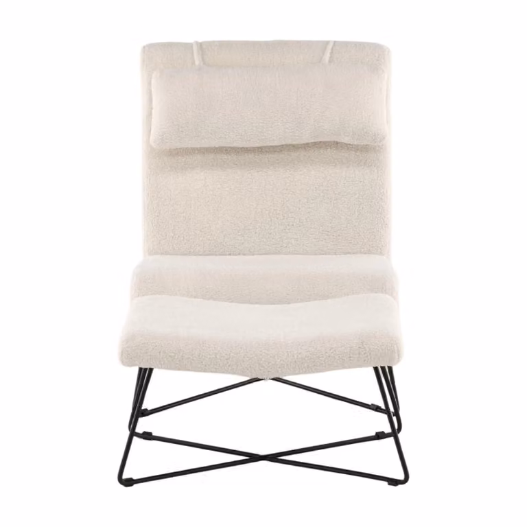 QUVIO Elsa Lounge Stoel - Scandinavisch Design voor de Woonkamer