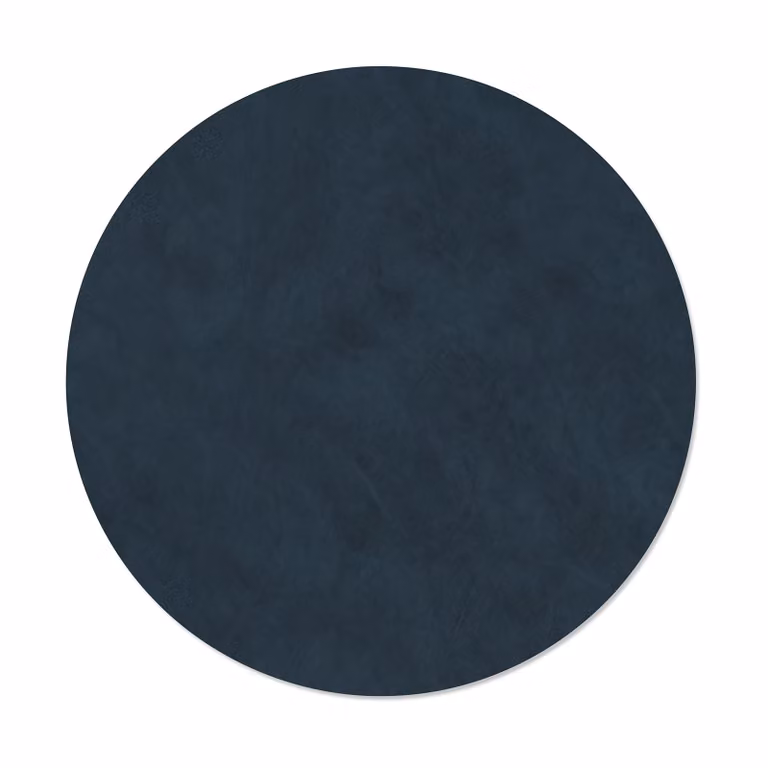 LIND DNA Nupo placemat Midnight blue, cirkel, L