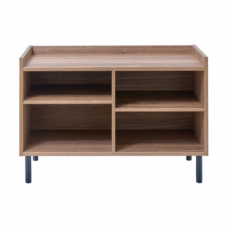 Maze Gentle opbergbank Walnoot B/D/H: 78 x 53 x 35 cm