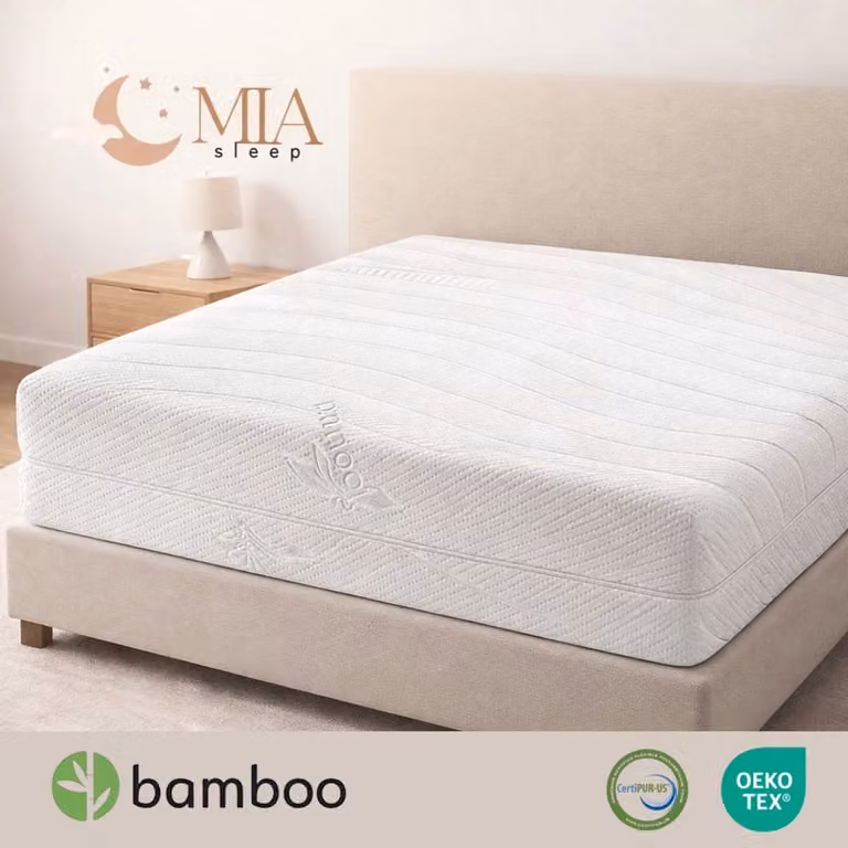 MIA Sleep Pocketvering matras met 500 veren en 7 zones, Gemiddeld, B/D/H: 120 x 180 x 20 cm