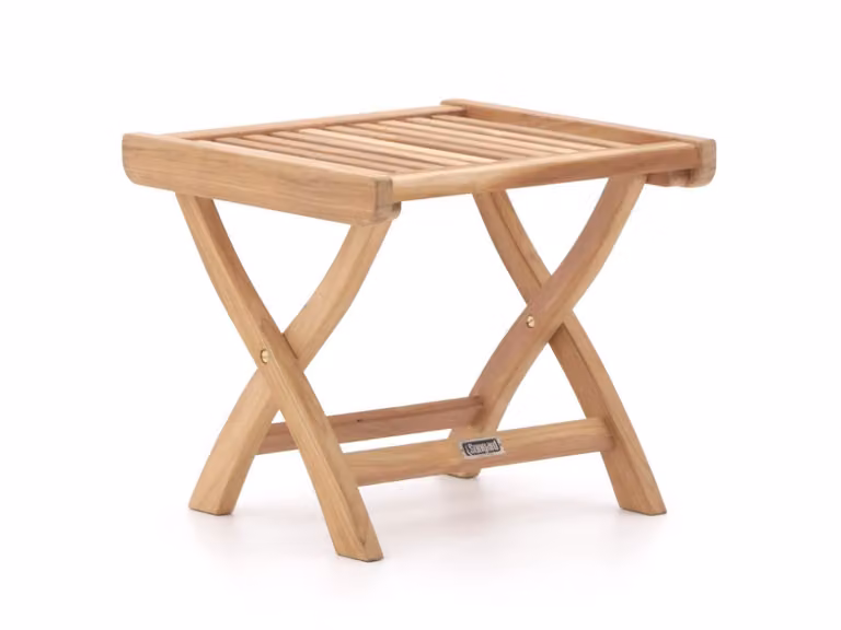 Sunyard Furniture Veronica Voetenbank van Teakhout in Natural Teak Brown