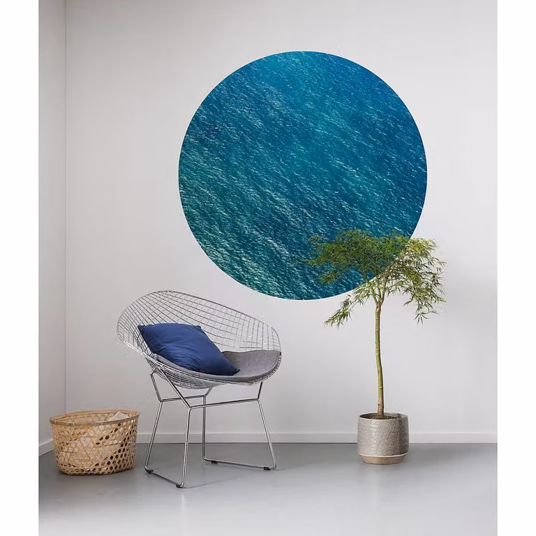 home24 Vlies-fotobehang Calm Mural Non-woven B/D/H: 125 x 125 x 0 cm