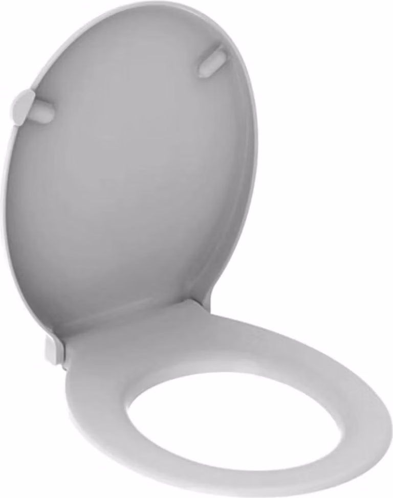 Geberit Renova Comfort Basic toiletbril, wit, antibacterieel, met verlengde scharnieras