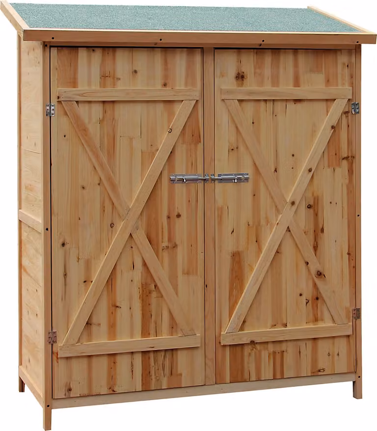 Wiltec XXL houten tuinhuis en gereedschapsschuur voor opslag
