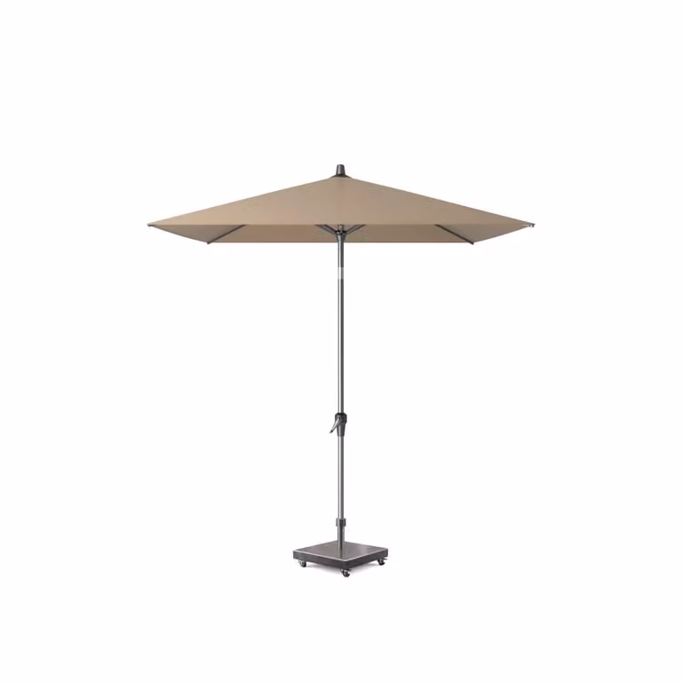 Platinum Riva stokparasol beige/bruin B: 250 cm, D: 200 cm