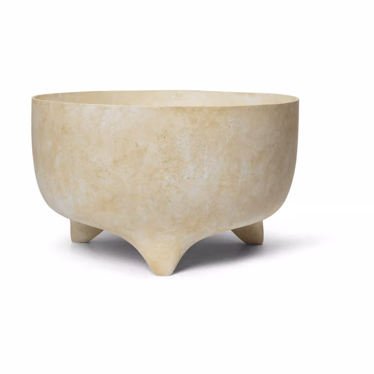 Ferm Living Evoke pot keramiek Warm Sand 27 cm