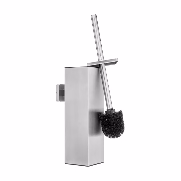 XIVADA Toiletborsterhouder Cira - Vierkant - Rvs - Zilver