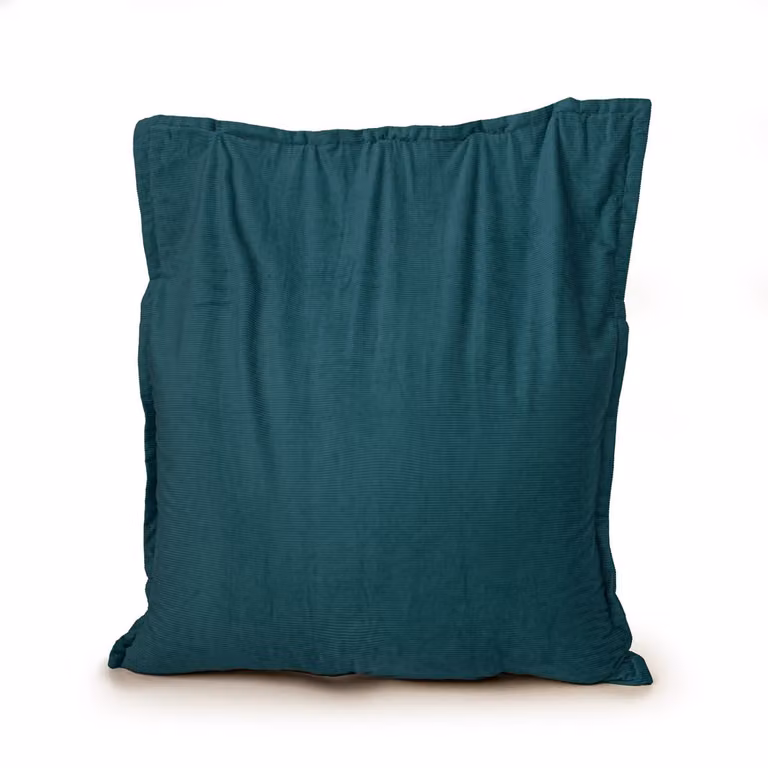 Drop & Sit Zitzak/Zitkussen Rib Corduroy - Emerald Green - 100 x 150 cm