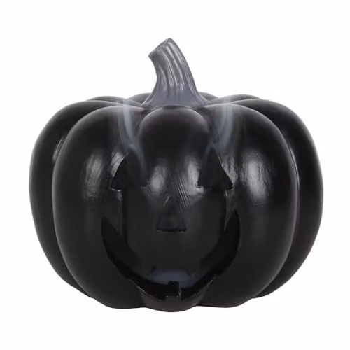 Spirit of Equinox Black Jack O' Lantaarn Pompoen Wierookkegel Houder Zwart
