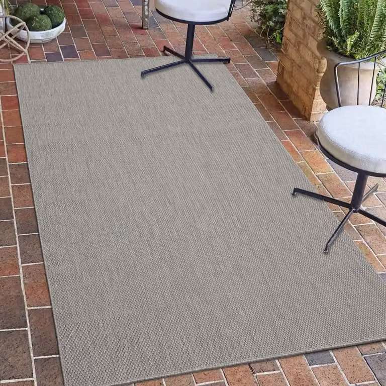 Teppich-Traum Sisal Vloerkleed Grijs, Rechthoekig, Polypropyleen