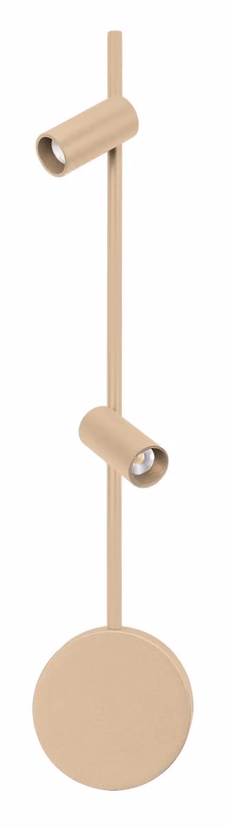 ETH Minora Led wand leeslamp met 2x led in zand/beige