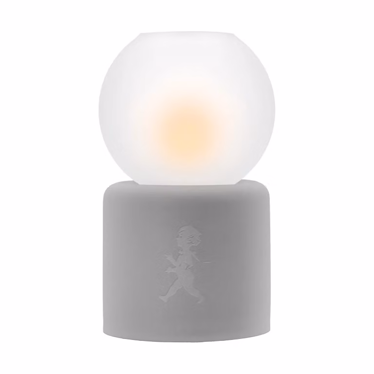 Solstickan Design Globe theelichthouder Lichtgrijs Ø9,5x17 cm