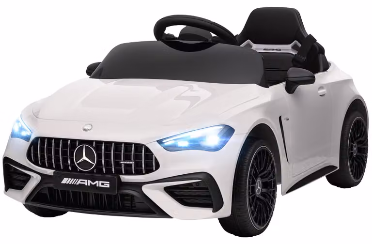AIYAPLAY Elektrische kinderauto met 2x12V, muziek en MP3-aansluiting en zachte start-/stopfunctie