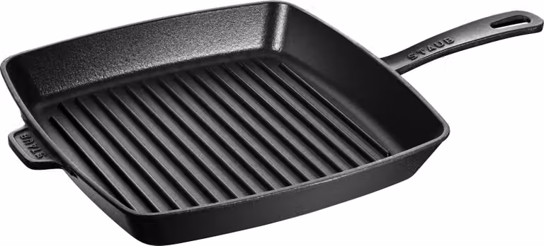 Staub grillpan zwart, 30 x 30 cm