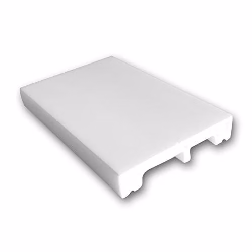 Orac Decor SX157F AXXENT SQUARE multifunctionele plint, flexibele sierlijst, wit, 2 m