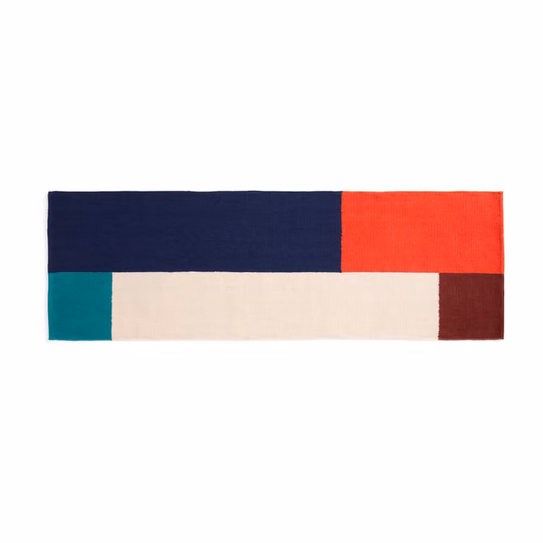 HAY Ethan Cook Flat Works vloerkleed Wave Multicolour B: 80 cm, L: 250 cm