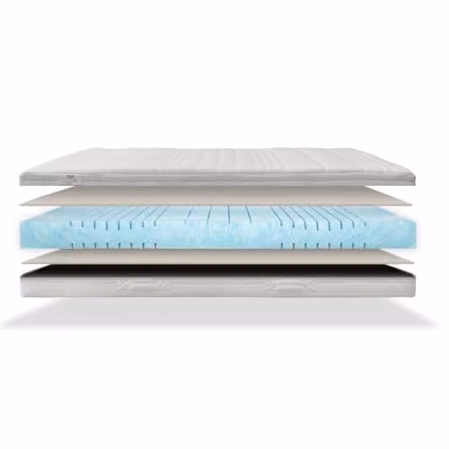 Tuur Pure Koudschuimmatras 80x200 cm - 7 Zone Ergonomisch Naturalis Matras met Biokatoen en Wol - Dual Comfort Medium-Stevig - Eenpersoons